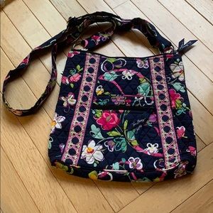 Vera Bradley Ribbons Crossbody Purse EUC